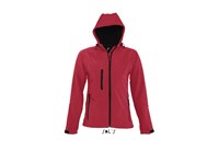 Softshell Sol's model Replay women lange rits met kap